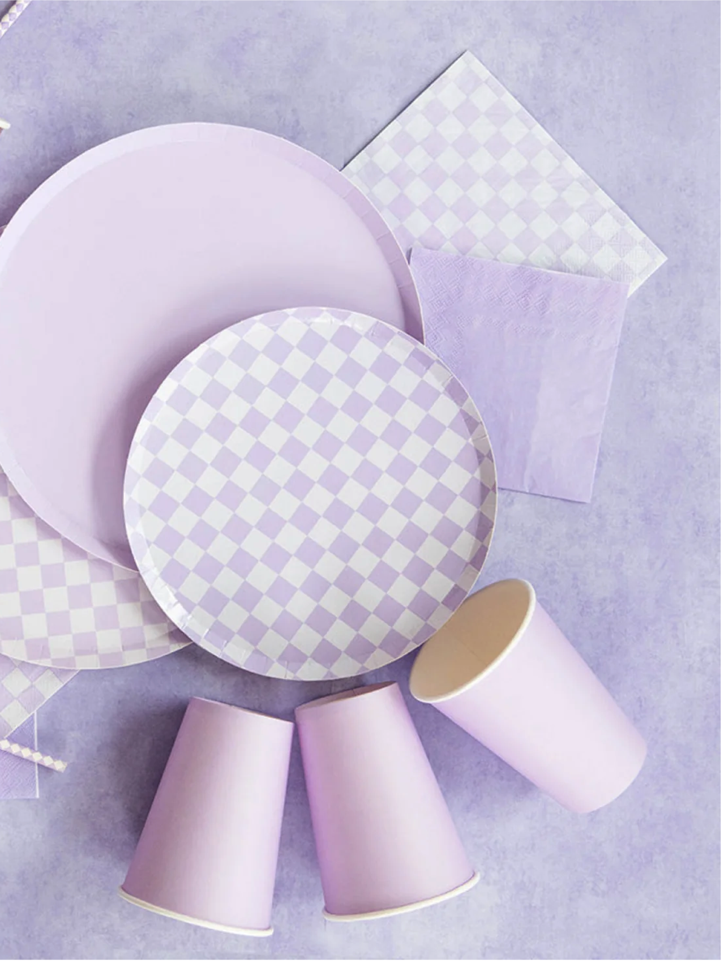 Lilac Lavender Paper Cups (x8)