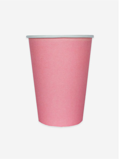 Pink Amaranth Paper Cups (x8)