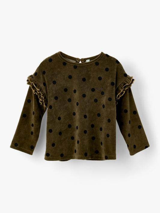 Spot Khaki Top