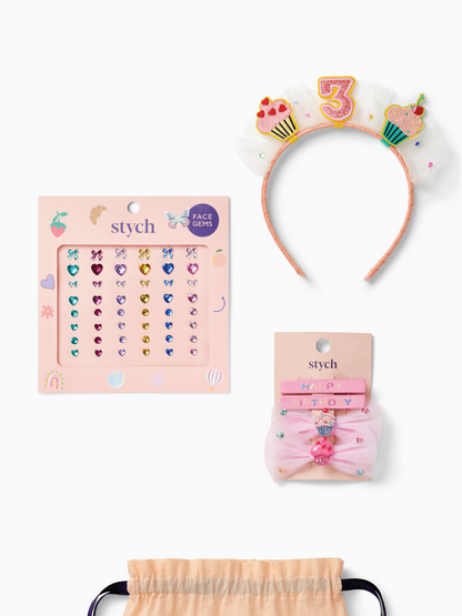 Birthday Number Accessories Gift Set