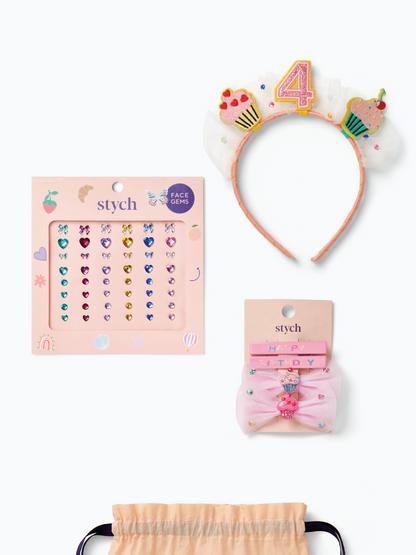 Birthday Number Accessories Gift Set