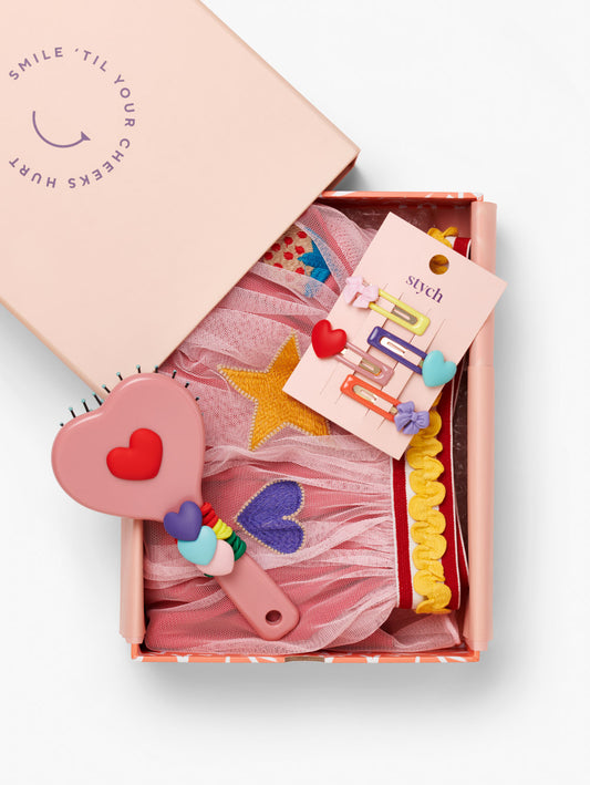 Star Tulle Skirt & Gem Accessories Gift Set