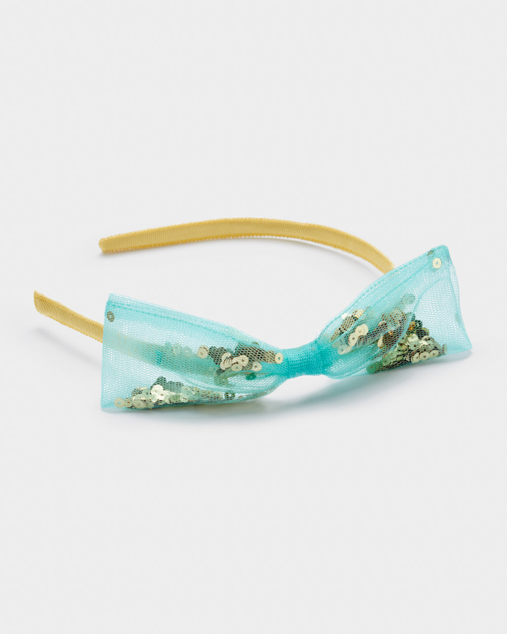 Sequin Tulle Bow Headband