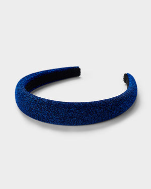 Sparkle Padded Headband - Dark blue
