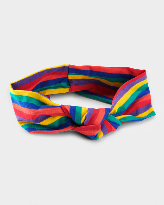 Stych Girl's Multi-Stripe Wide Jersey Headband