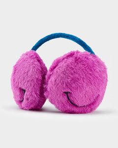 Stych Girl's Faux Fur Smile Earmuffs One Size 