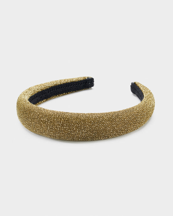 Stych Girl's Sparkle Padded Headband - Golden