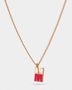 Initial Necklace & Pin Badge Set | Jewellery