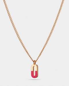 Initial Necklace & Pin Badge Set | Jewellery