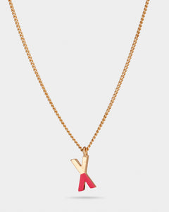 Initial Necklace & Pin Badge Set | Jewellery