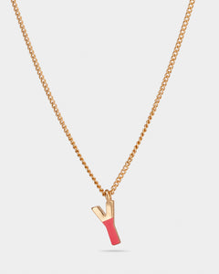 Initial Necklace & Pin Badge Set | Jewellery