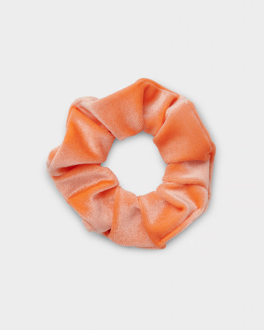 Stych Girl's Neon Velour Scrunchie Orange