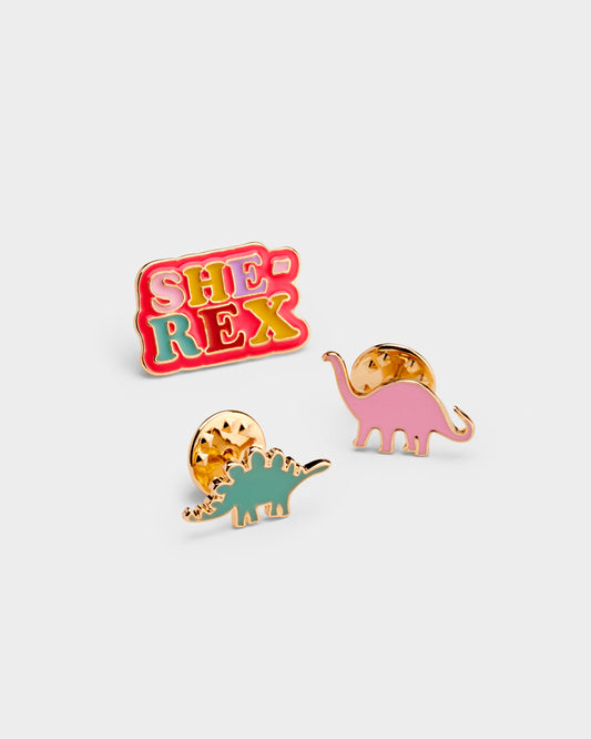 She Rex Pin Badges | Jewellery