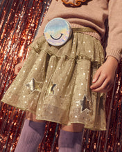 Load image into Gallery viewer, Pretty Luxe Gold Star Skirt