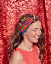 Load image into Gallery viewer, Multi-Stripe Wide Jersey Headband